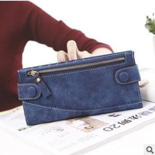 Rinka Doll Scallop Trim Long Wallet