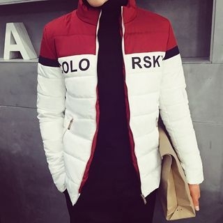MEING Contrast-Color Padded Jacket