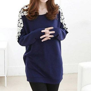 Rocho Long-Sleeved Lace Inset Tunic