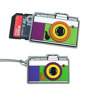 Mr. Mc Camera Luggage Tag & SD Card Key Chain Color Version - One Size