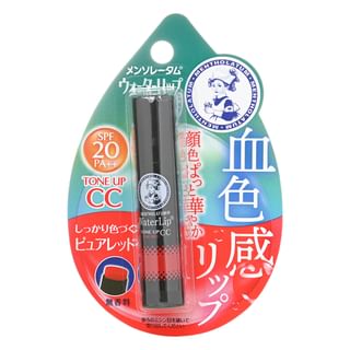 Rohto Mentholatum - Water Lip Tone Up CC SPF 20 PA++ Pure Red