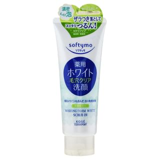 Kose - Softymo Washing Foam White Scrub In 150g