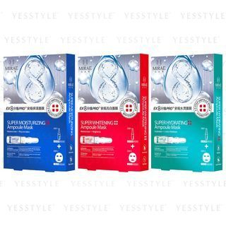 MIRAE - EX 8 Minutes Pro+ Super Ampoule Mask Moisturizing - 3 pcs
