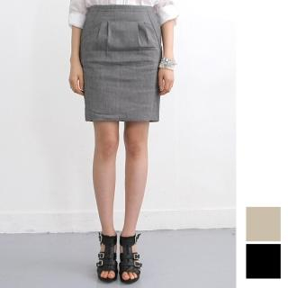 Pleats Pencil Skirt