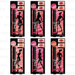 COSMEBANK - Miru Miru Double Color Lip Powder - 6 Types 06 Bloody Mary Sparkling & Cherry Pink Sparkling