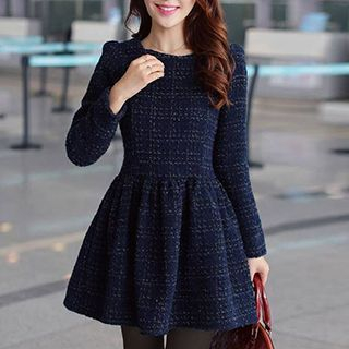 Fashion Street Long-Sleeve A-Line Dress