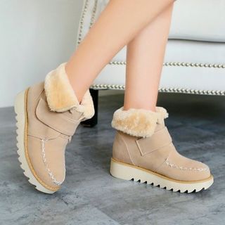 Pastel Pairs Velcro Short Snow Boots