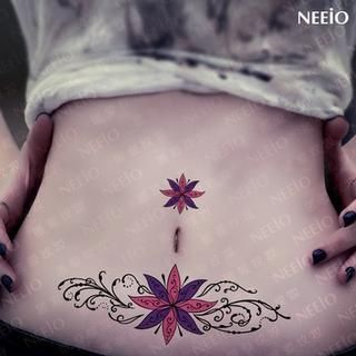 Neeio Waterproof Temporary Tattoo (Lotus) 1 sheet