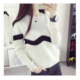 Ashlee Two-Tone Sweater