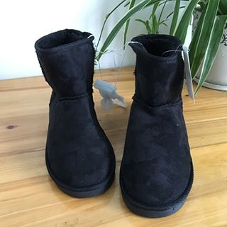 Edamame Matching Couple Short Snow Boots