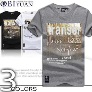 OBI YUAN Letter-Print T-Shirt