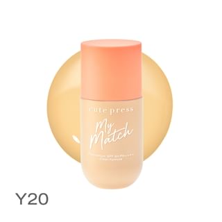 Cute Press - My Match Foundation Spf 50 Pa++++ Y20 Warm Ivory