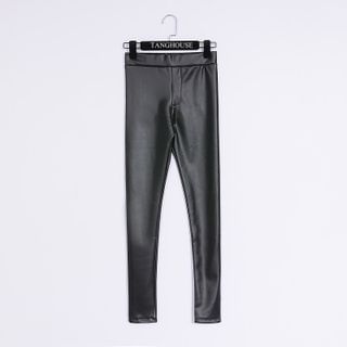 Tang House Faux Leather Leggings