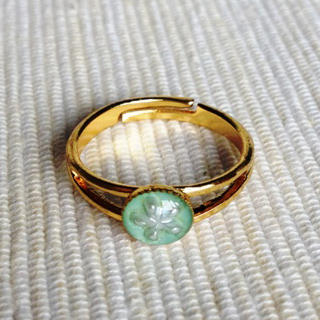 MyLittleThing Resin Little Snowflake Ring (Mint) One Size