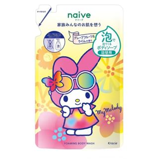 Kracie - Sanrio My Melody Naive Foaming Body Wash 480Ml Refill