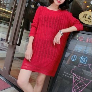 Sienne Pointelle Knit Sweater