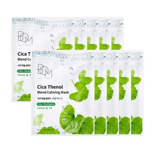 BOM - Cica Thenol Blend Calming Mask Set 25g x 10 sheets