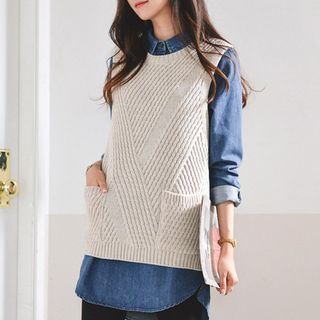 JUSTONE Sleeveless Rib-Knit Top