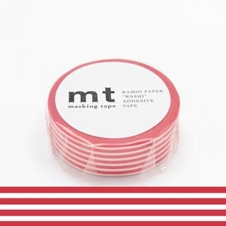 mt mt Masking Tape : mt 1P Border Red
