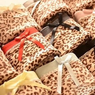 Miya Lace Leopard Pattern Panties
