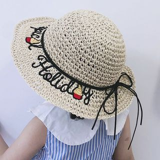 Embroider | Straw | Sun | Hat