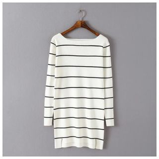 Ainvyi Striped Knit Long Pullover