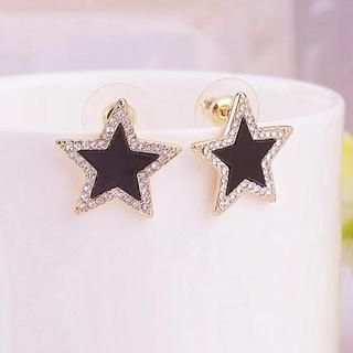 Best Jewellery Rhinestone Star Earrings