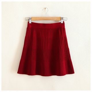 Waypoints Pleated Knit Skirt