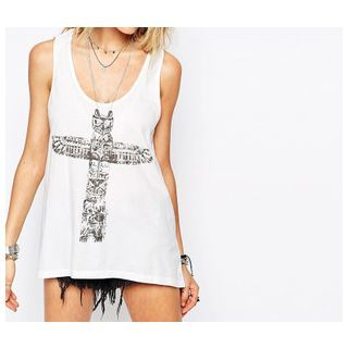 Richcoco Print Tank Top