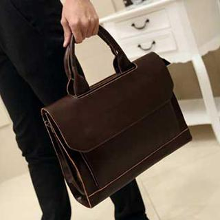 BagBuzz Faux Leather Briefcase