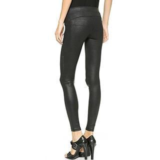 Richcoco Faux Leather Skinny Pants