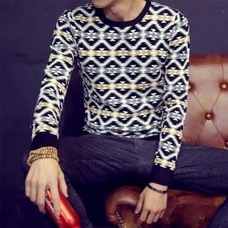 Bay Go Mall Patterned Sweater