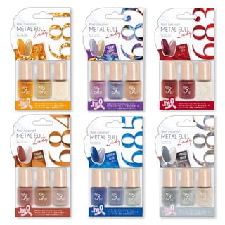 Beauty World - Jnal Nail Cocktail Metal Full Lady Dazzle Gold