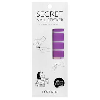 It's skin Secret Nail Sticker 20pcs No.3 - Shining Zebra
