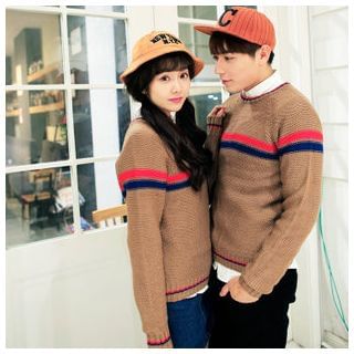 Simpair Couple Stripe Sweater
