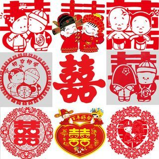 Rojo Chinese Wedding Wall Sticker