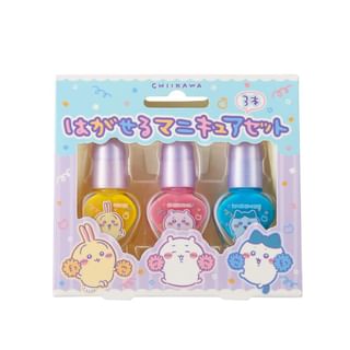 Race - Chiikawa Peelable Nail Polish Set B