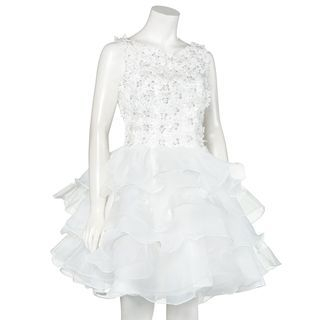 Angel Bridal Flower-Accent Wedding Dress