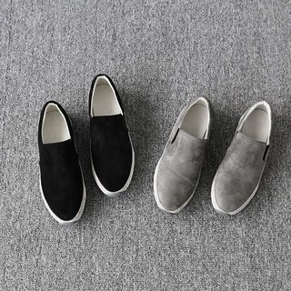 NANING9 Faux-Suede Slip-Ons