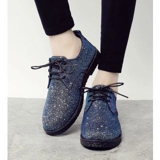 SouthBay Shoes Glitter Lace Ups