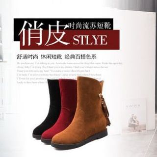 Colorful Shoes Hidden Wedge Short Boots
