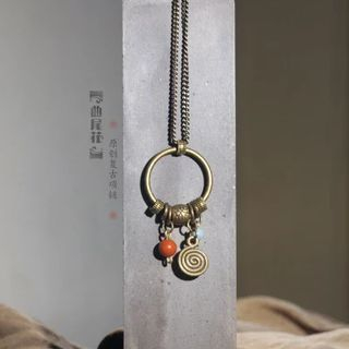 Zeno Hoop Necklace As Figure - One Size
