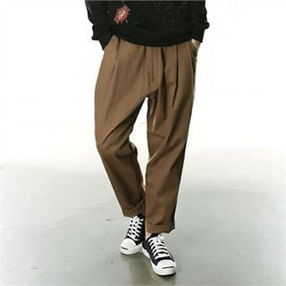 THE COVER Pintuck-Front Wide-Leg Pants