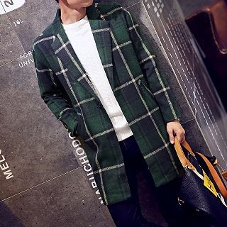 LC Homme Check Coat