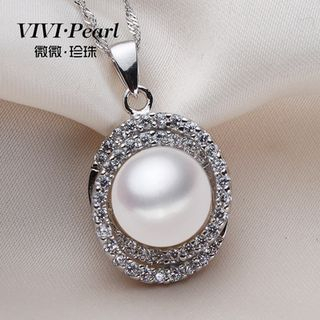 ViVi Pearl Sterling Silver Freshwater Pearl Necklace