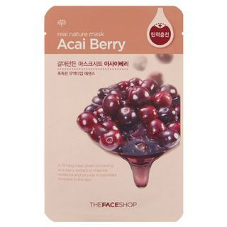 The Face Shop Real Nature Acai Berry Mask Sheet 1sheet