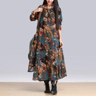 Splashmix Paisley Print Maxi Dress