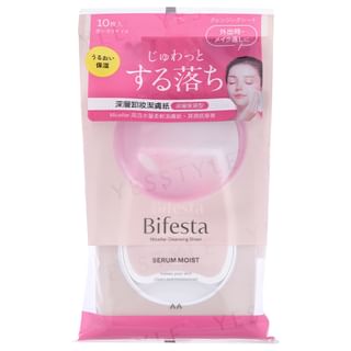 Mandom - Bifesta Micellar Cleansing Sheet Serum Moist - 10 pcs