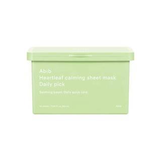Abib - Heartleaf Calming Sheet Mask Daily Pick 30 Sheets