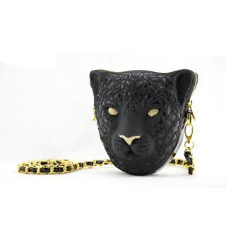 Adamo 3D Bag Original Leopard 3D Bag (Golden with White) Black - One Size